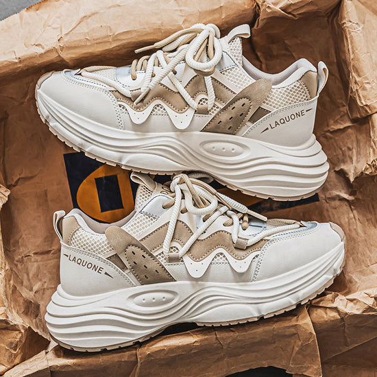 Comfortable Chunky Sneakers for Teens with Breathable Thick Sole