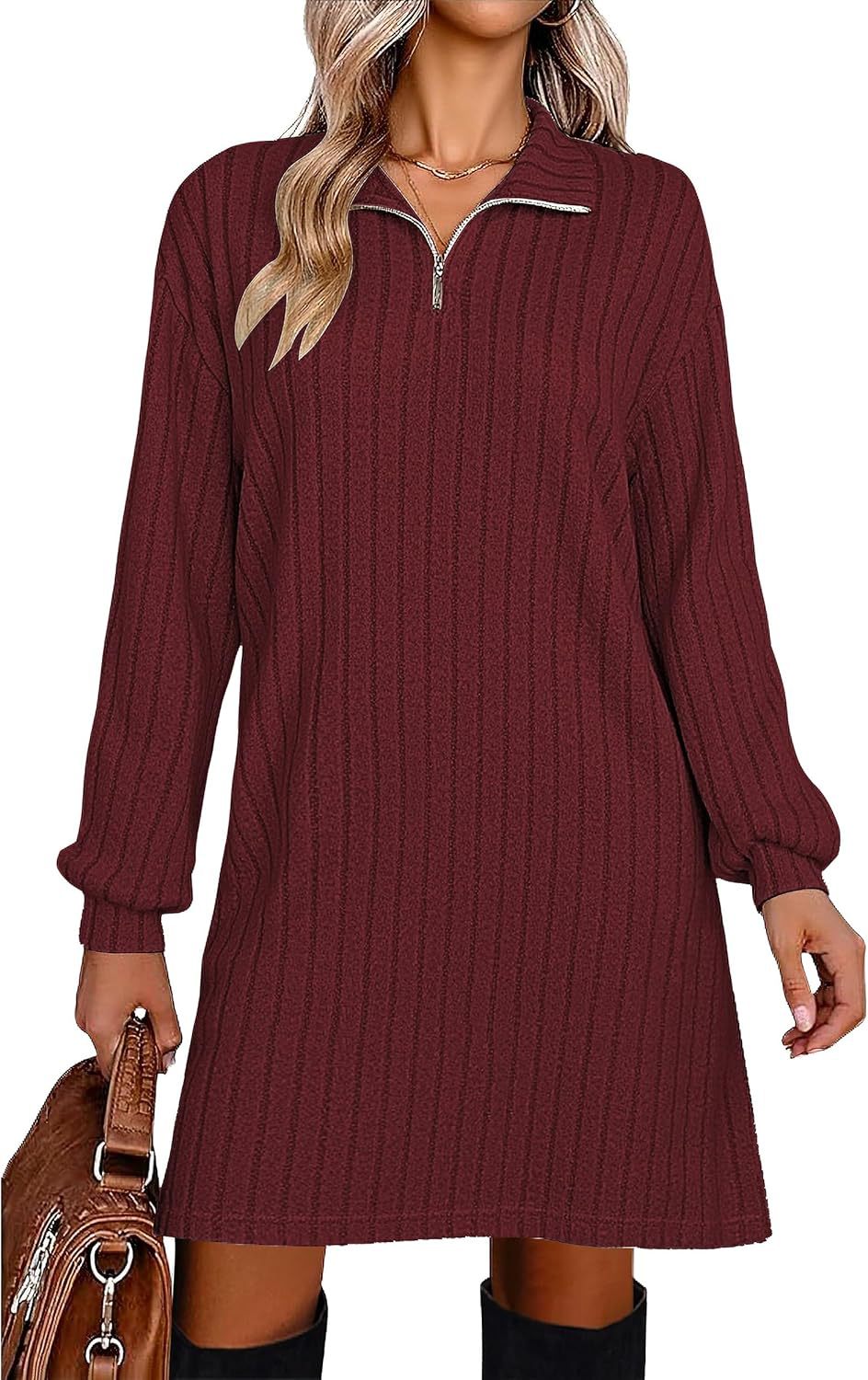European And American Turtleneck Sheath Dress Women Clothing